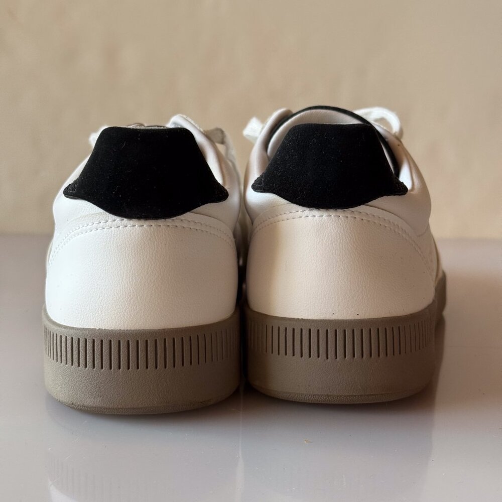 NWOT Everlane White Stone Leather Court Sneakers Womens 8.5 - Picture 7 of 7